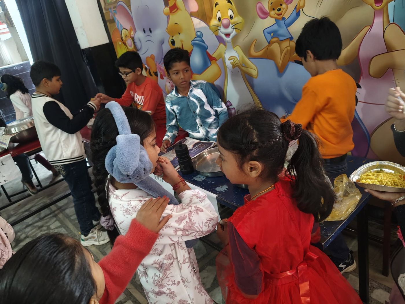 Student stall at the Navrachna fun fair 2